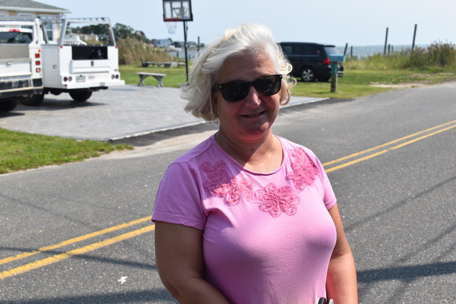 Center Moriches, Main Street
Name: Laurie Seebeck
Favorite fall activity: “I like decorating the house for Halloween. When my son was little, we decorated together and the tradition has continued to today.”